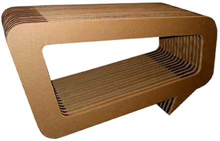 DIYダンボール家具：コーヒーテーブルの作り方 | Interior Design Box 海外の使えるインテリア術