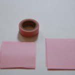 ピンクの折り紙