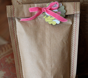 紙袋を縫う・ラッピング方法