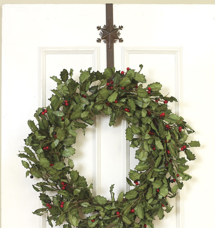玄関ドアにクリスマスリースの飾り方 取り付け方 吊るし方 Interior Design Box 海外の使えるインテリア術