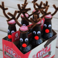 クリスマス手作りボトルラッピング方法