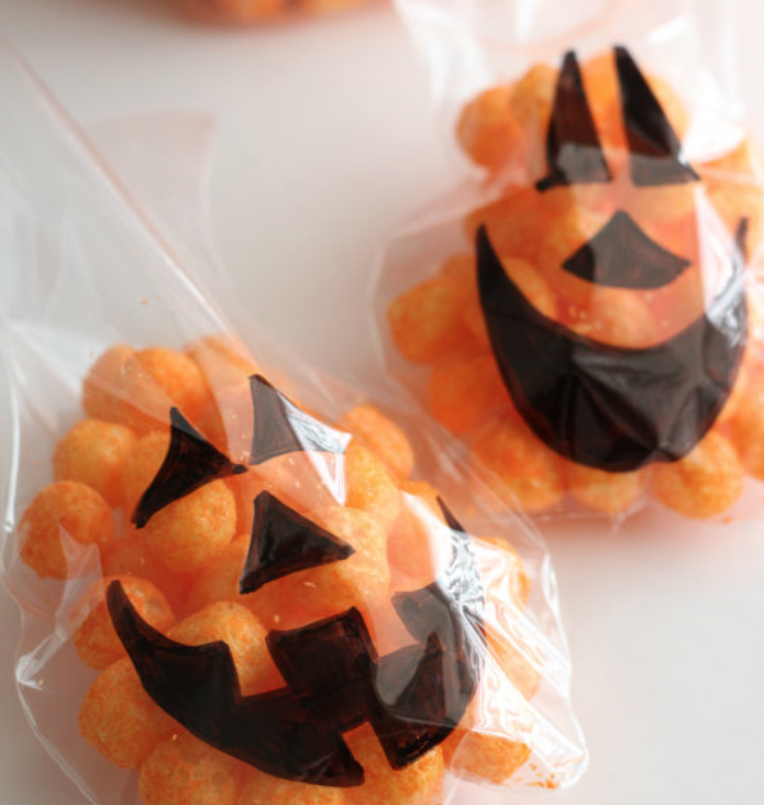 ハロウィンお菓子ラッピングアイデア